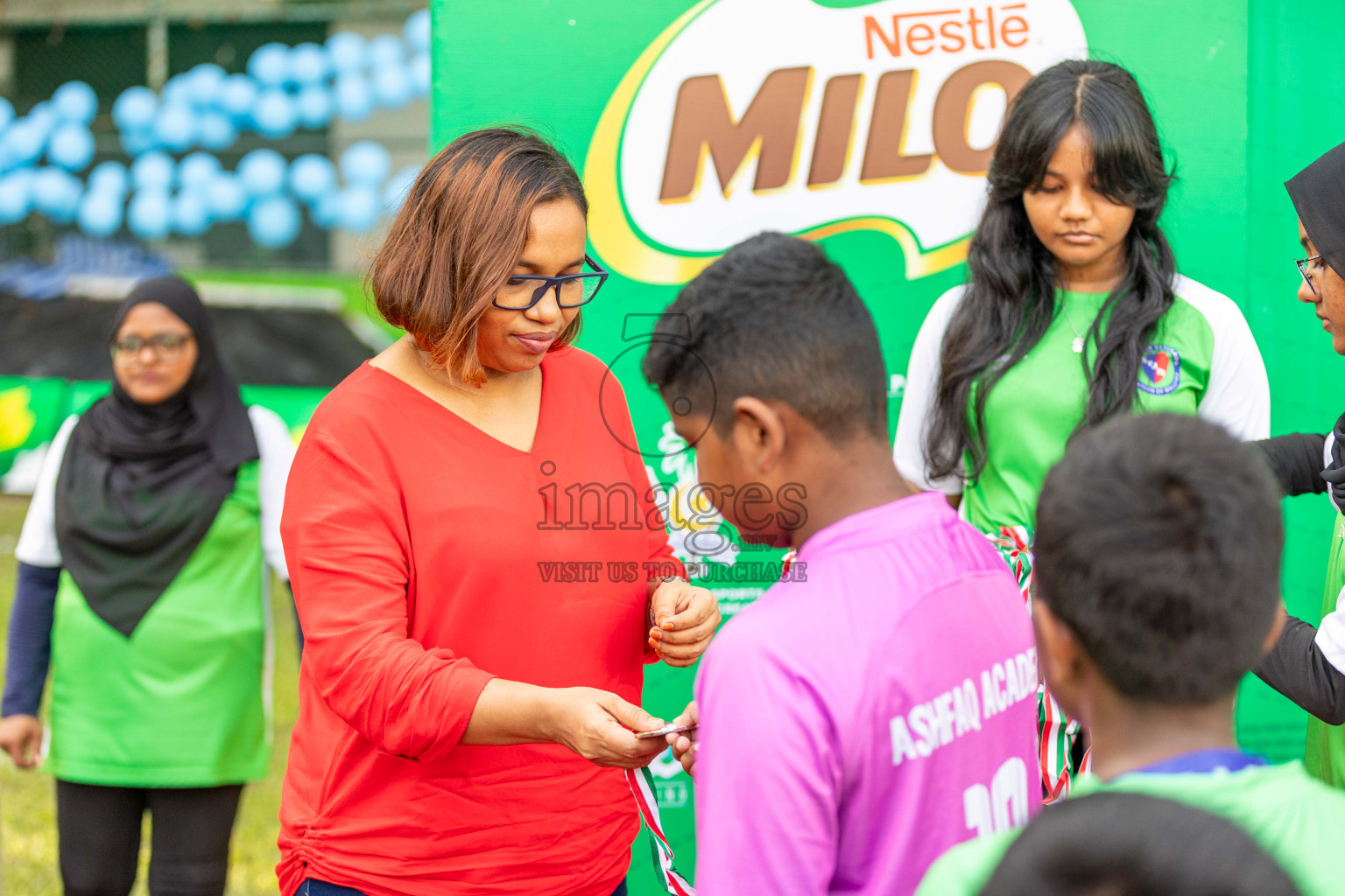 Final Day  of MILO Academy Championship 2024 - U12 was held at Henveiru Grounds in Male', Maldives on Thursday, 7th July 2024. Photos: Shuu Abdul Sattar / images.mv