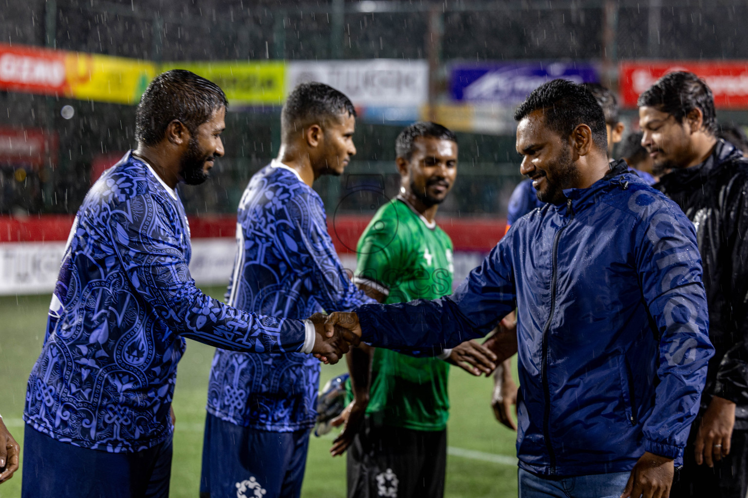 L. Isdhoo VS L. Mundoo in Day 18 of Golden Futsal Challenge 2025 was held on Wednesday, 22nd January 2025, in Hulhumale', Maldives. Photos: Nausham Waheed / images.mv