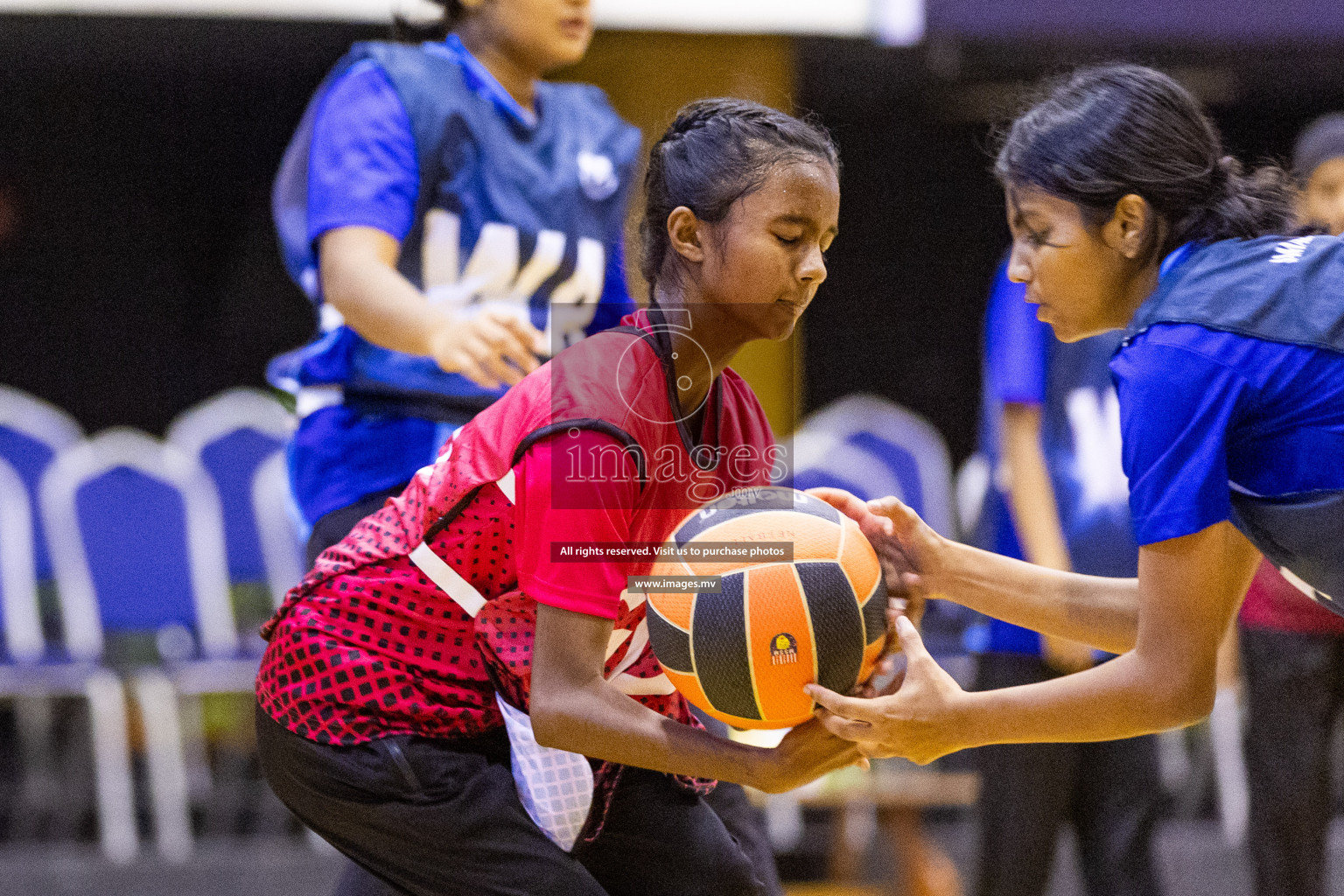 Day5 of 24th Interschool Netball Tournament 2023 was held in Social Center, Male', Maldives on 31st October 2023. Photos: Nausham Waheed / images.mv