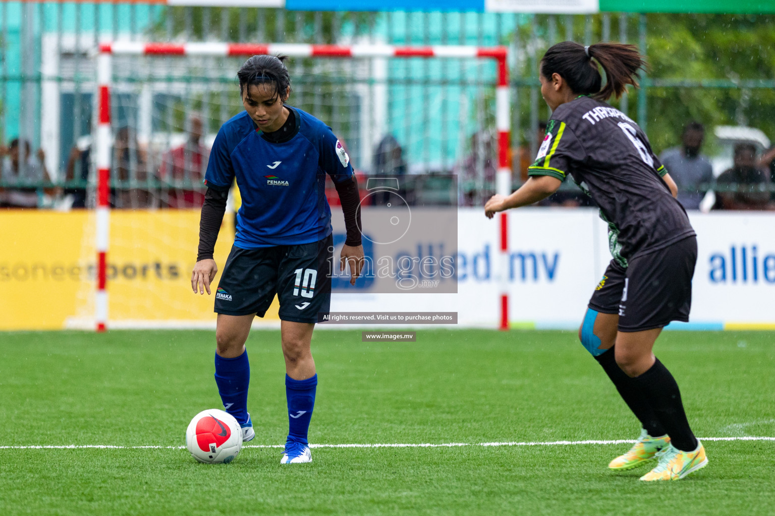 WAMCO vs Team Fenaka in Eighteen Thirty Women's Futsal Fiesta 2022 was held in Hulhumale', Maldives on Friday, 14th October 2022. Photos: Hassan Simah / images.mv