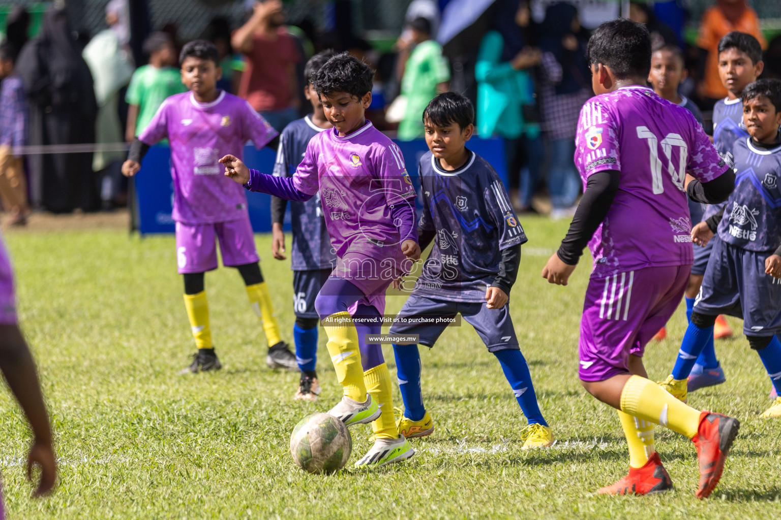 Day 3 of Nestle Kids Football Fiesta, held in Henveyru Football Stadium, Male', Maldives on Friday, 13th October 2023
Photos: Hassan Simah, Ismail Thoriq / images.mv