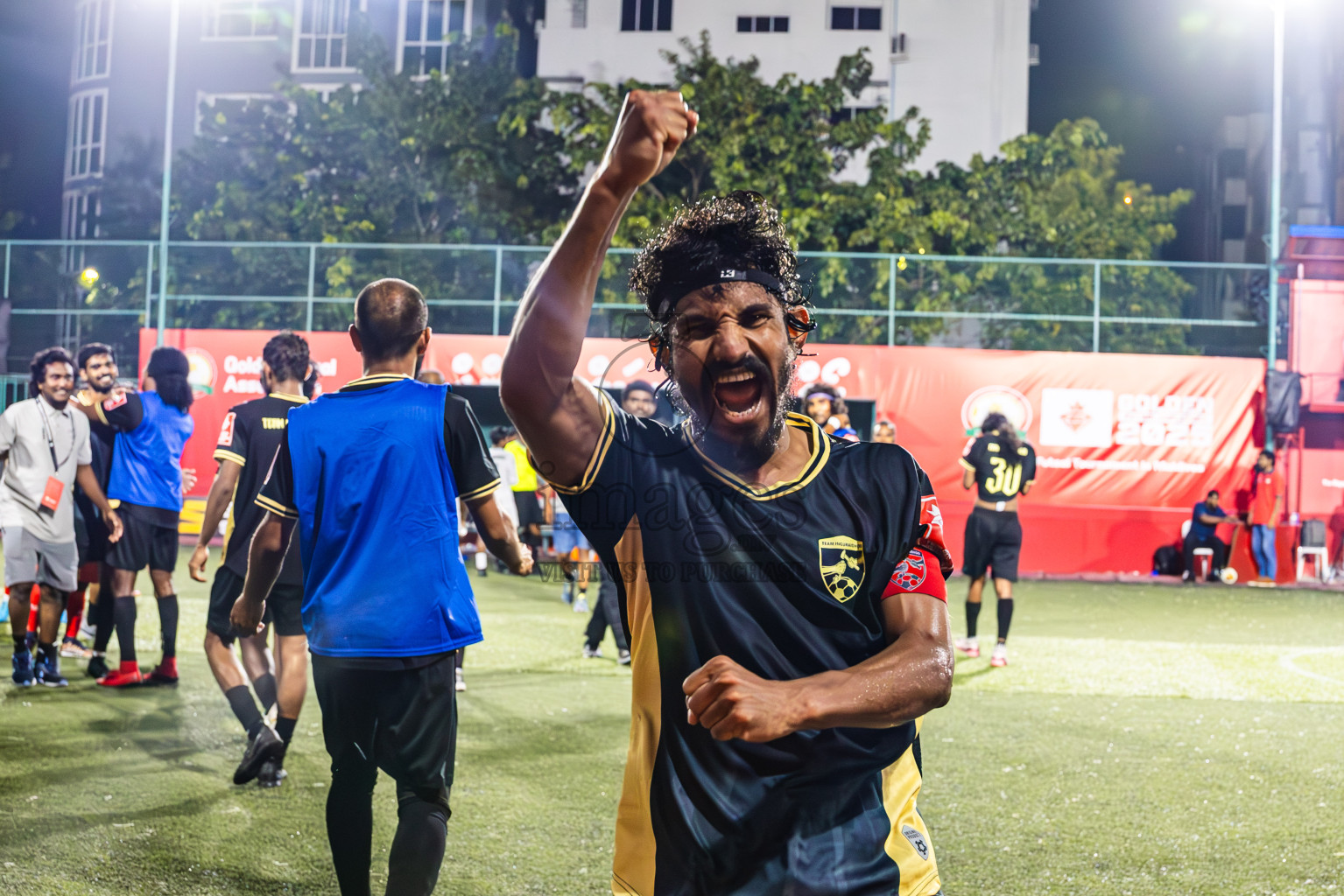 R Dhuvaafaru vs R Inguraidhoo in Raa Atoll Final in Day 24 of Golden Futsal Challenge 2025 was held on Tuesday , 28th January 2025, in Hulhumale', Maldives. Photos: Abdulla Abeed / images.mv
