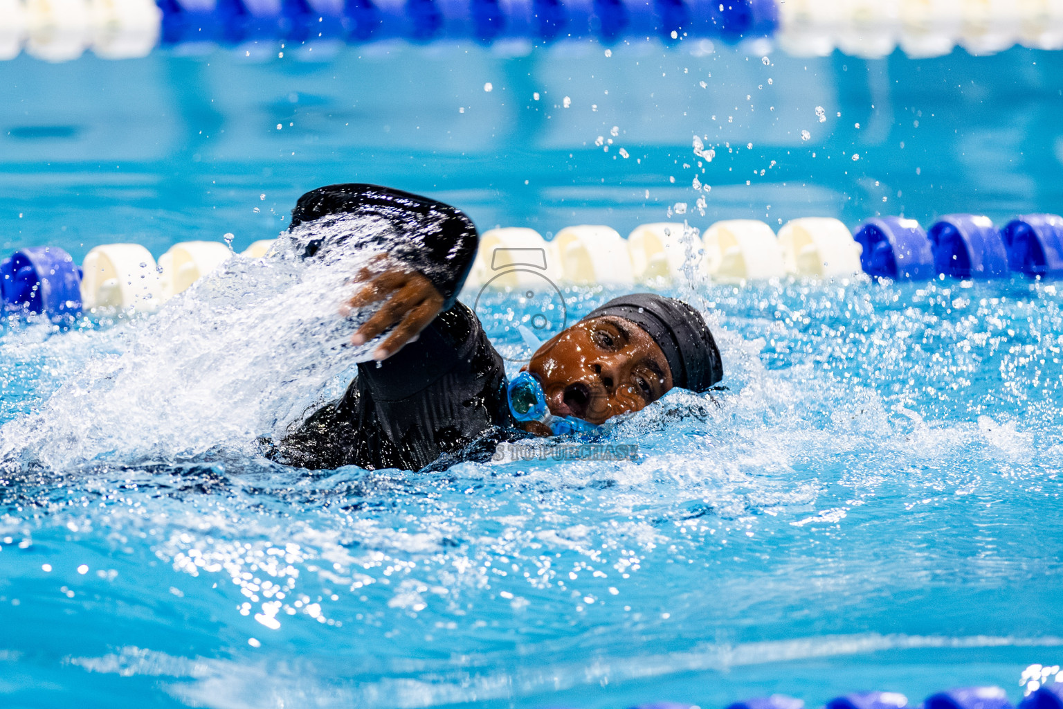 Day 2 of BML 6th National Kids Swimming Kids Festival 2025 held in Hulhumale', Maldives on Tuesday, 4th November 2024. Photos: Hassan Simah / images.mv