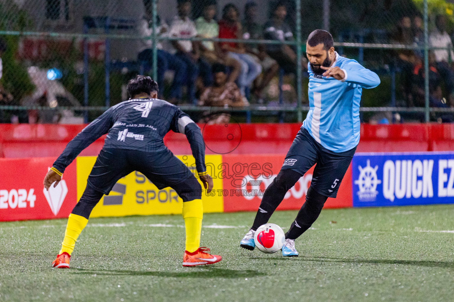 F Magoodhoo vs F Feeali in Day 17 of Golden Futsal Challenge 2024 was held on Wednesday, 31st January 2024, in Hulhumale', Maldives Photos: Hassan Simah / images.mv