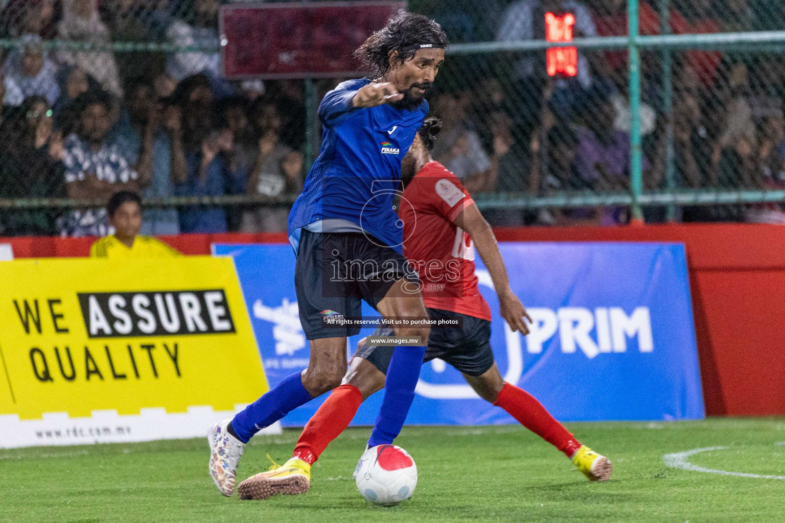 Team Fenaka vs United BML in Club Maldives Cup 2022 was held in Hulhumale', Maldives on Sunday, 9th October 2022. Photos: Ismail Thoriq / images.mv