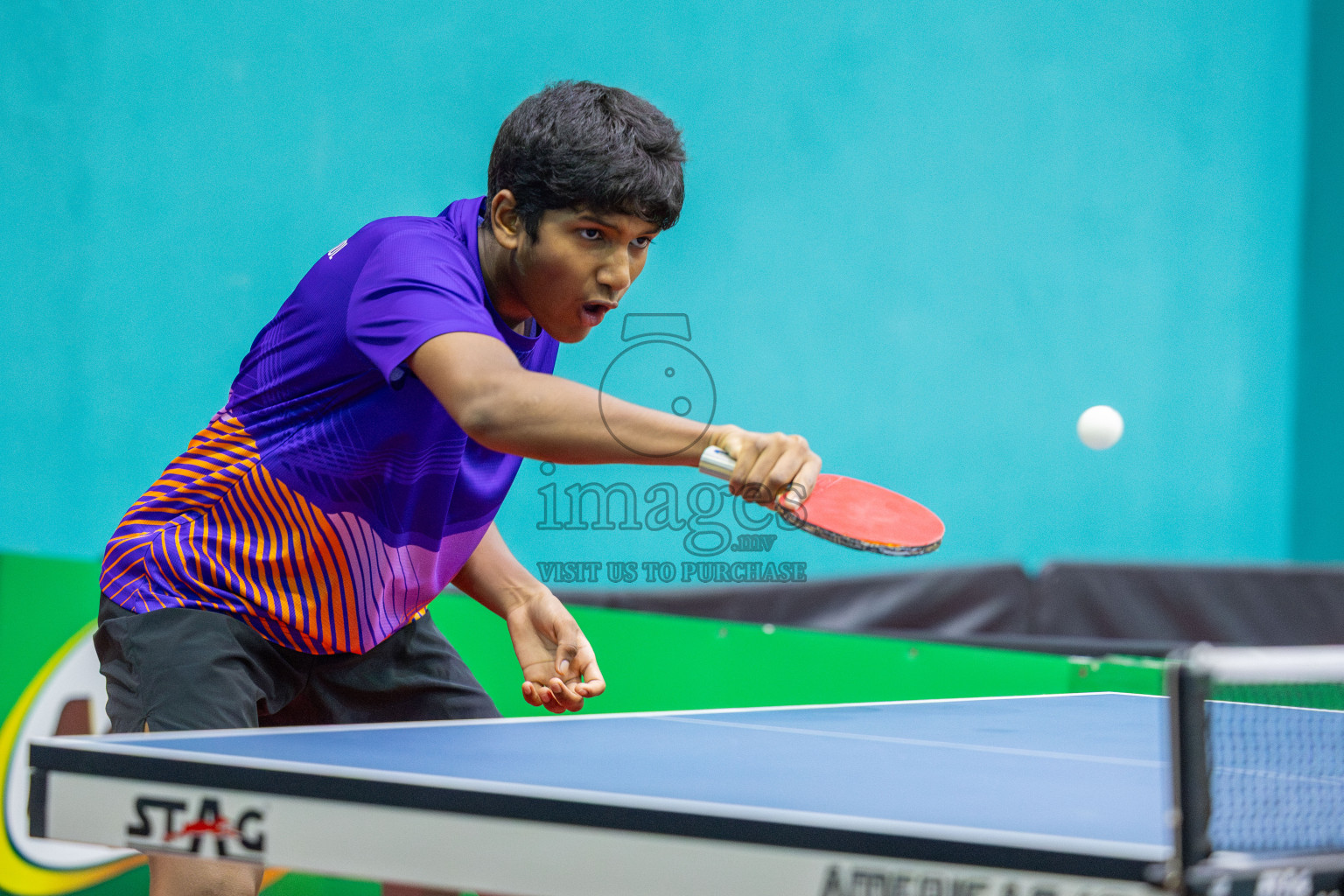 Day 3 of Interschool Table Tennis Tournament 2025 held at Male' TT Hall, Male', Maldives on Saturday, 17th May 2025. Photos By: Ismail Thoriq / images.mv