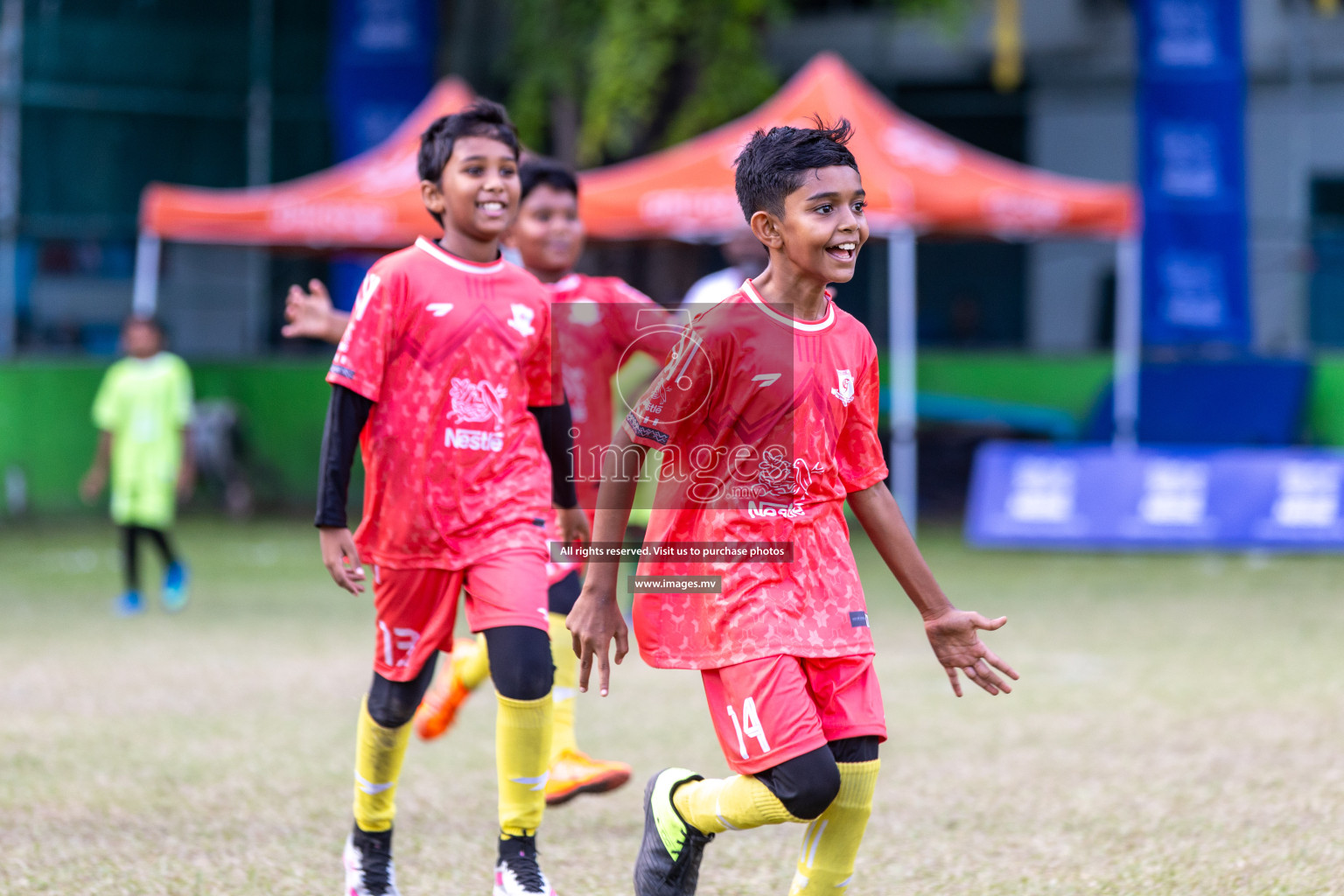 Day 3 of Nestle Kids Football Fiesta, held in Henveyru Football Stadium, Male', Maldives on Friday, 13th October 2023 Photos: Hassan Simah, Ismail Thoriq, Mohamed Mahfooz Moosa, Nausham Waheed / images.mv