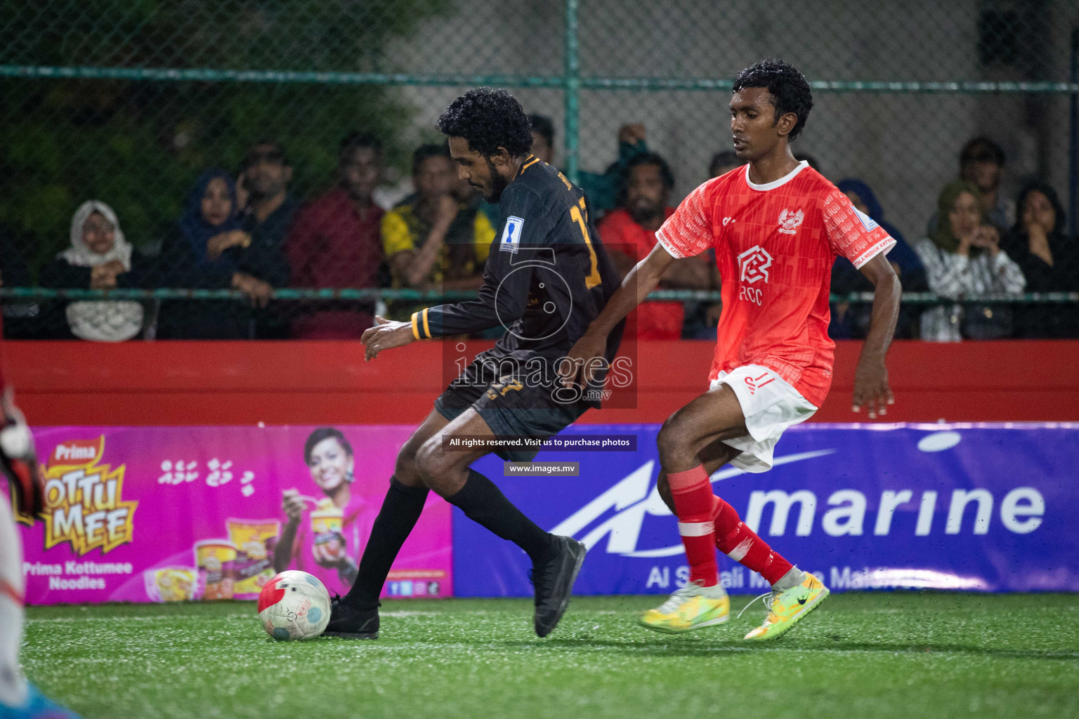 HA. Maarandhoo vs HA. Thuraakunu in Day 3 of Golden Futsal Challenge 2023 on 07 February 2023 in Hulhumale, Male, Maldives