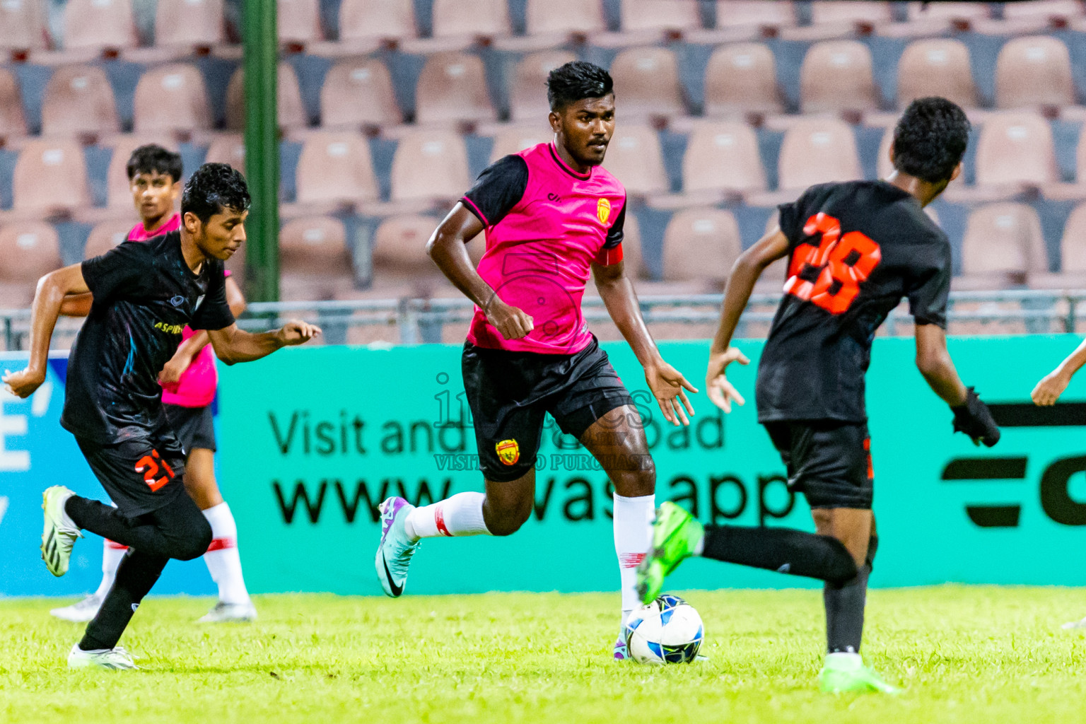 United Victory vs Club Eagles in Day 2 of Under 19 Youth Championship 2024 was held at National Stadium in Male', Maldives on Monday, 10th June 2024. Photos: Nausham Waheed / images.mv