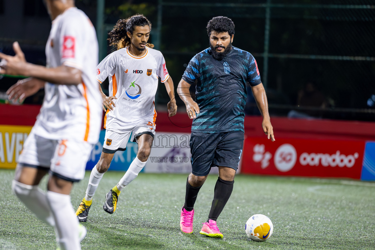 Th Hirilandhoo vs Th Buruni in Day 10 of Golden Futsal Challenge 2025 was held on Tuesday, 14th January 2025, in Hulhumale', Maldives Photos: Ismail Thoriq / images.mv