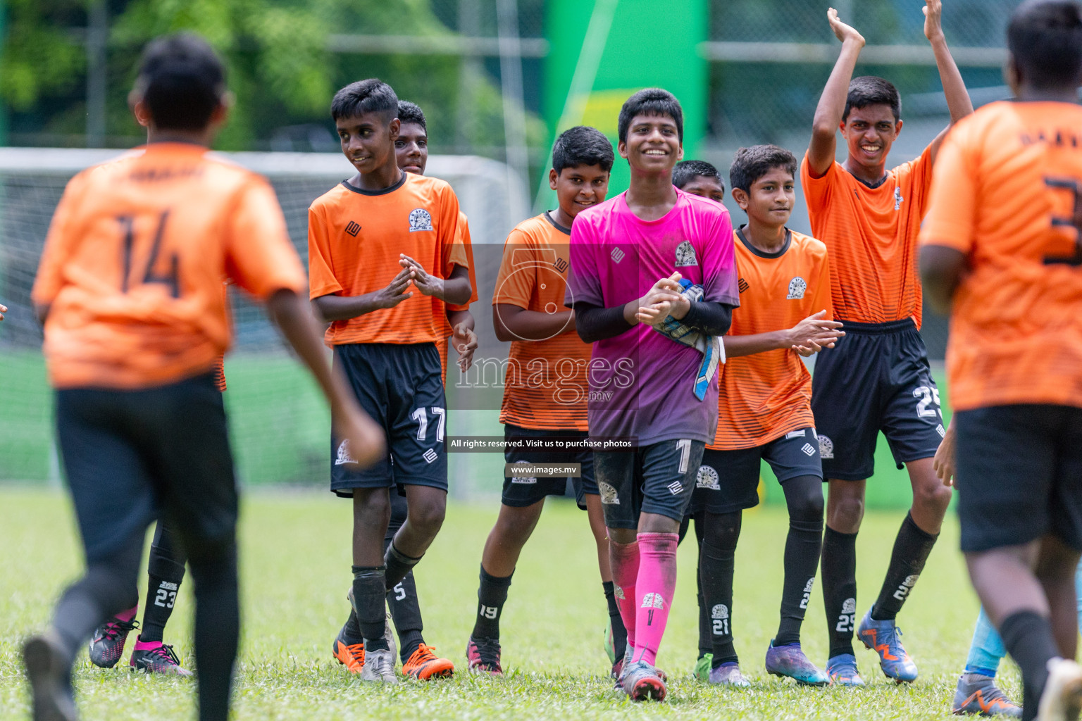 Day 2 of MILO Academy Championship 2023 (u14) was held in Henveyru Stadium Male', Maldives on 4th November 2023. Photos: Nausham Waheed / images.mv