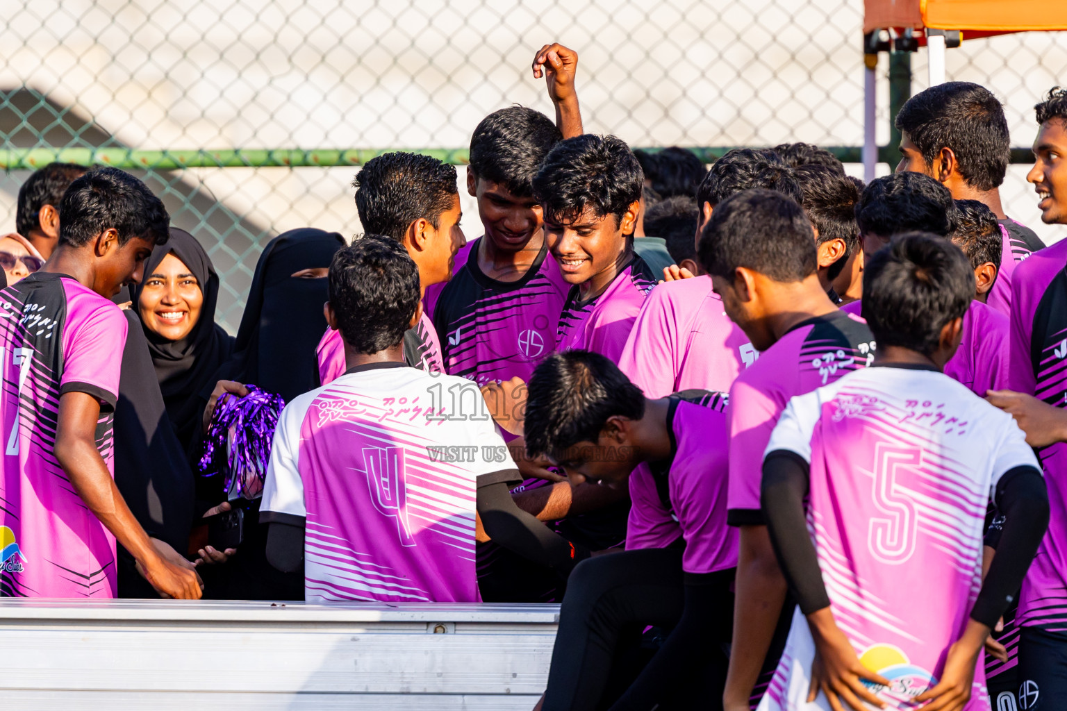 Day 13 of Interschool Volleyball Tournament 2024 was held in Ekuveni Volleyball Court at Male', Maldives on Thursday, 5th December 2024. Photos: Nausham Waheed / images.mv