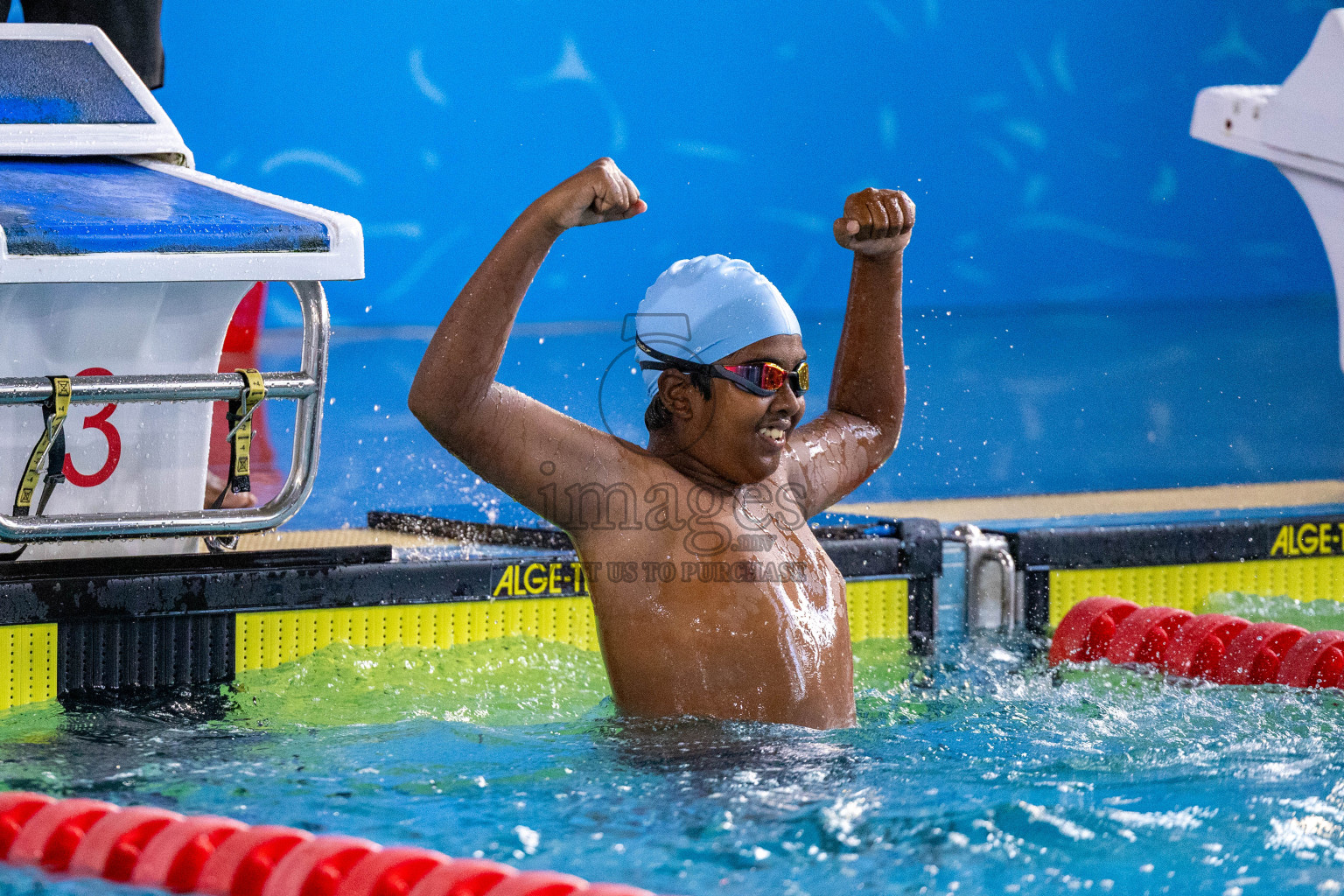 Day 4 of 20th Inter-school Swimming Competition 2024 held in Hulhumale', Maldives on Tuesday, 15th October 2024. Photos: Ismail Thoriq / images.mv