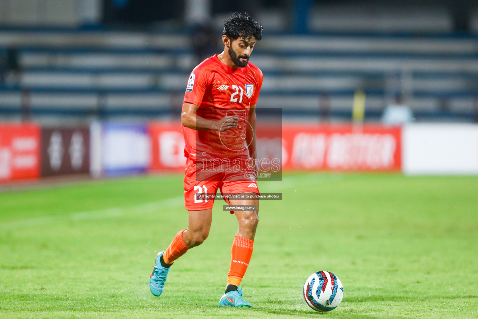 Nepal vs India in SAFF Championship 2023 held in Sree Kanteerava Stadium, Bengaluru, India, on Saturday, 24th June 2023. Photos: Hassan Simah / images.mv