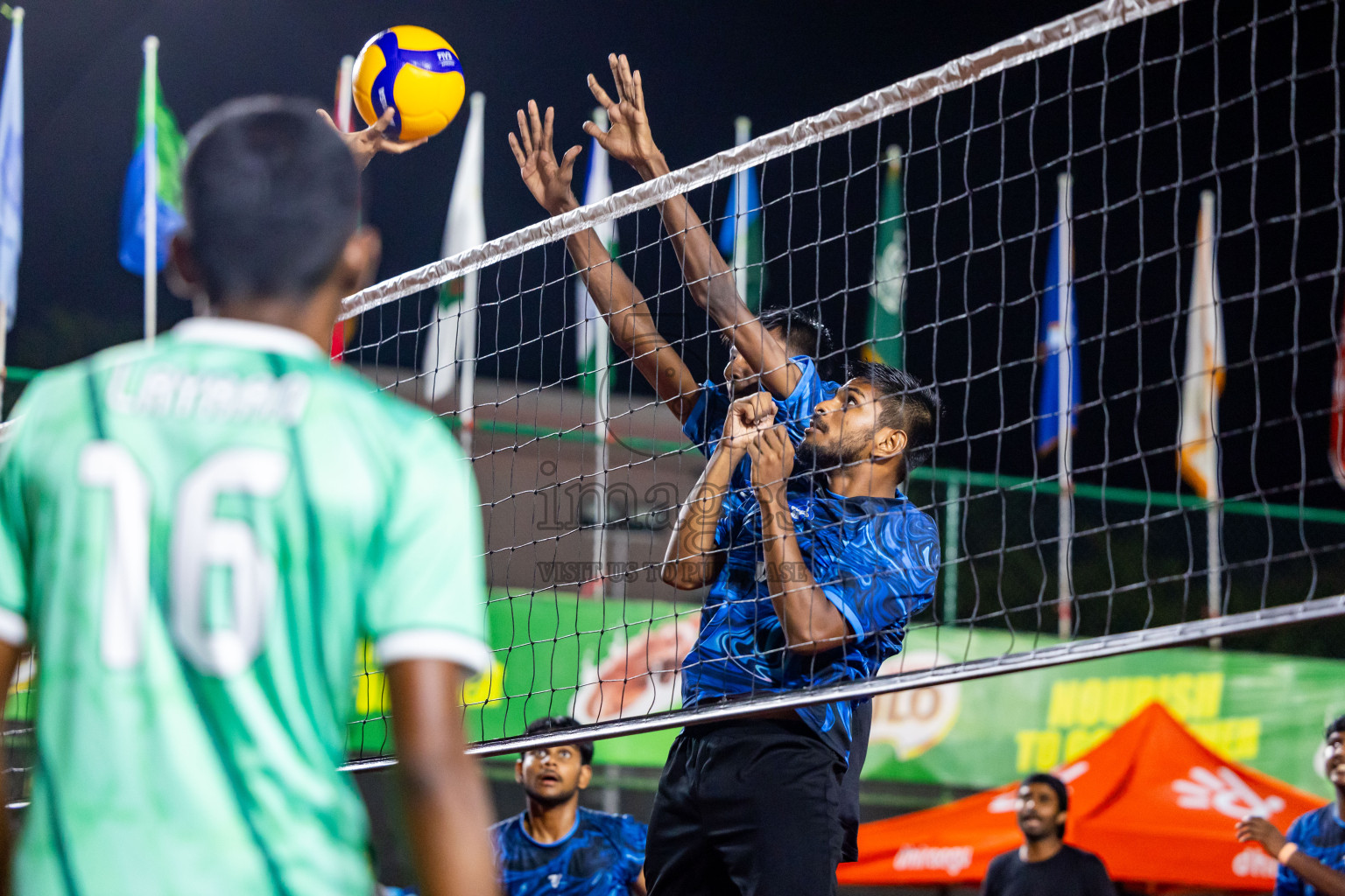 Day 2 of Interschool Volleyball Tournament 2024 was held in Ekuveni Volleyball Court at Male', Maldives on Sunday, 24th November 2024. Photos: Nausham Waheed / images.mv