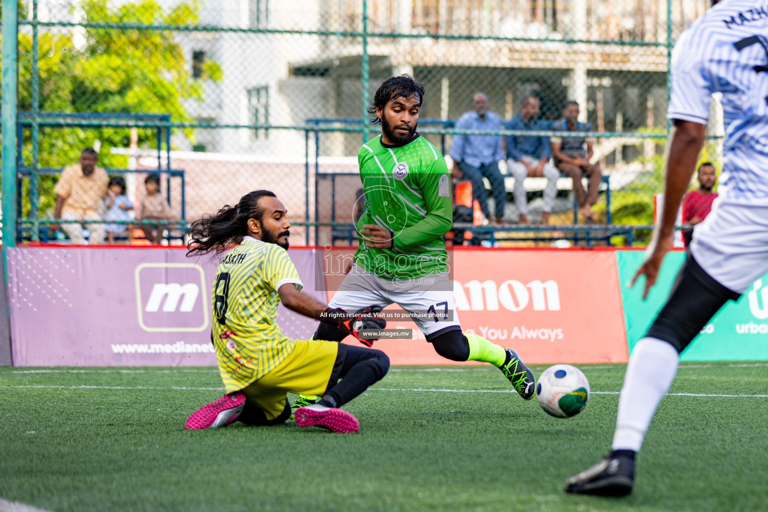 TEAM DJA vs TRC - Transport in Club Maldives Cup Classic 2023 held in Hulhumale, Maldives, on Wednesday, 19th July 2023 Photos: Hassan Simah  / images.mv