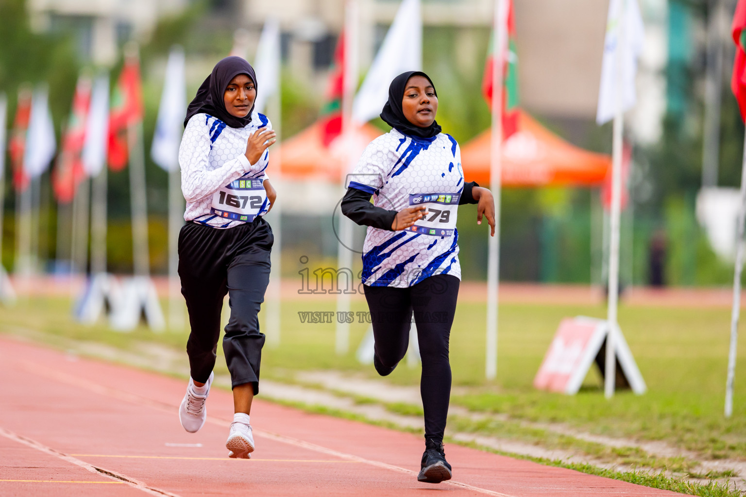 Day 5 of MWSC Interschool Athletics Championships 2024 held in Hulhumale Running Track, Hulhumale, Maldives on Wednesday, 13th November 2024. Photos by: Nausham Waheed / Images.mv