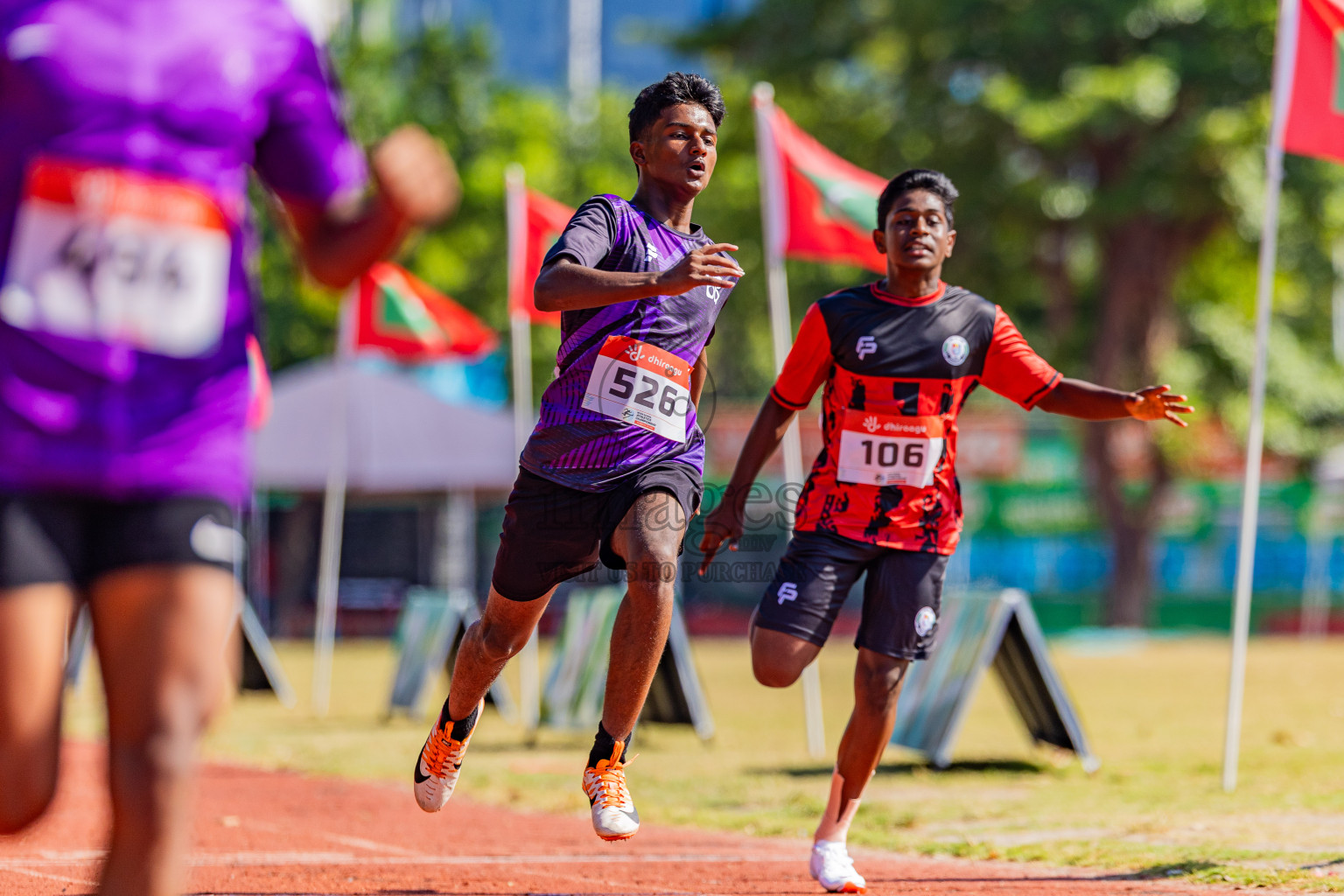 Day 1 of Inter-school Athletics Championship 2025 held in Ekuveni Synthetic Track, Male', Maldives on Monday, 06th October 2025. Photos by: Areef Adam  / Images.mv