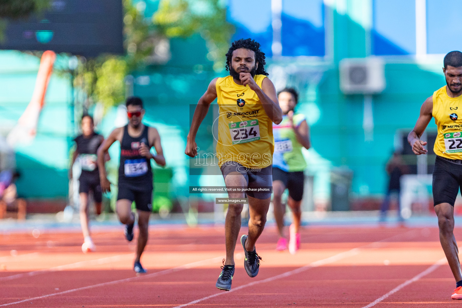 Day 3 of National Athletics Championship 2023 was held in Ekuveni Track at Male', Maldives on Saturday, 25th November 2023. Photos: Nausham Waheed / images.mv