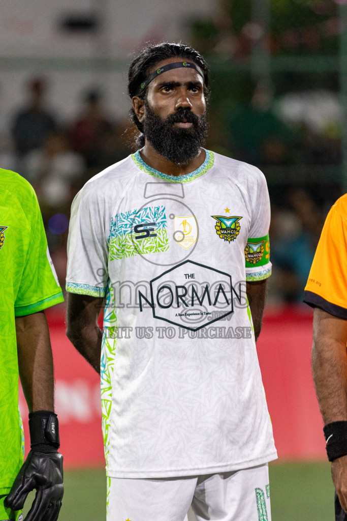 WAMCO vs STELCO RC in the Semi Finals of Club Maldives Cup 2024 held in Rehendi Futsal Ground, Hulhumale', Maldives on Monday, 14th October 2024. Photos: Hassan Simah / images.mv