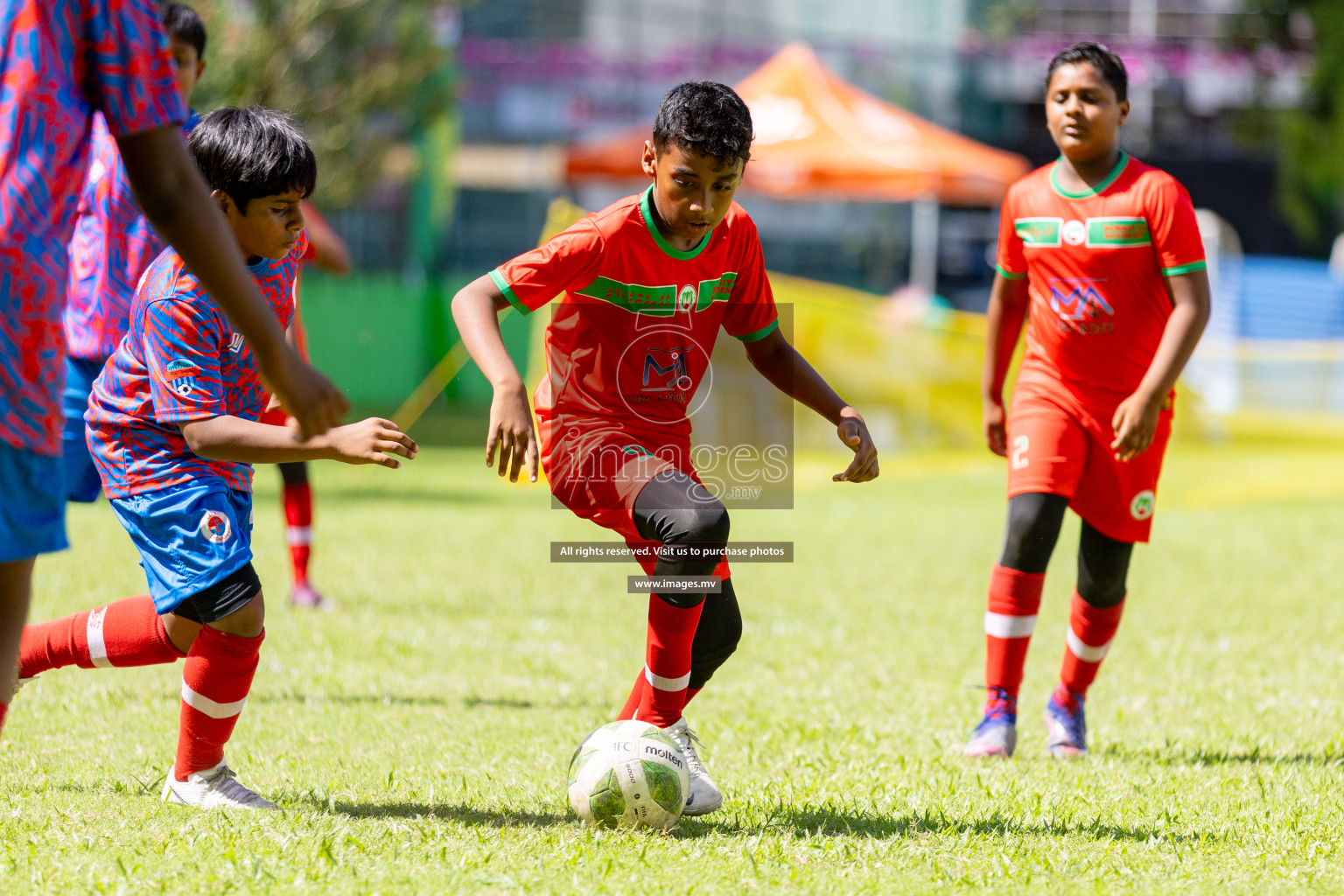 Day 1 of MILO Academy Championship 2023 (U12) was held in Henveiru Football Grounds, Male', Maldives, on Friday, 18th August 2023.