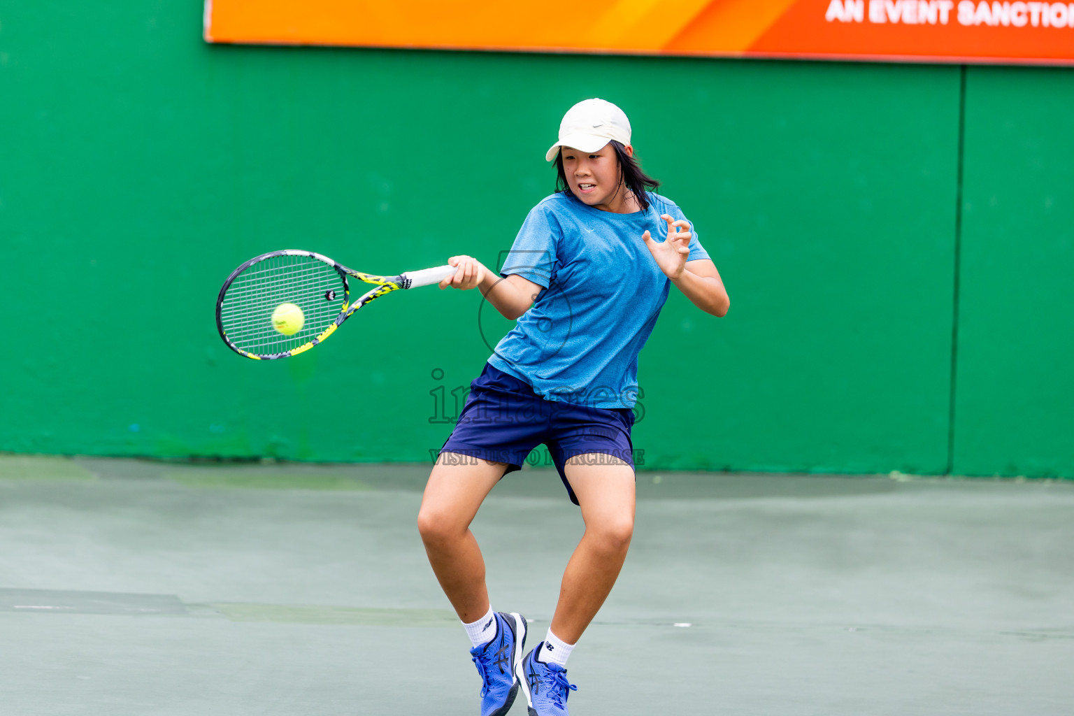 Finals of ATF Maldives Junior Open Tennis was held in Male' Tennis Court, Male', Maldives on Saturday, 21st December 2024. Photos: Nausham Waheed/ images.mv