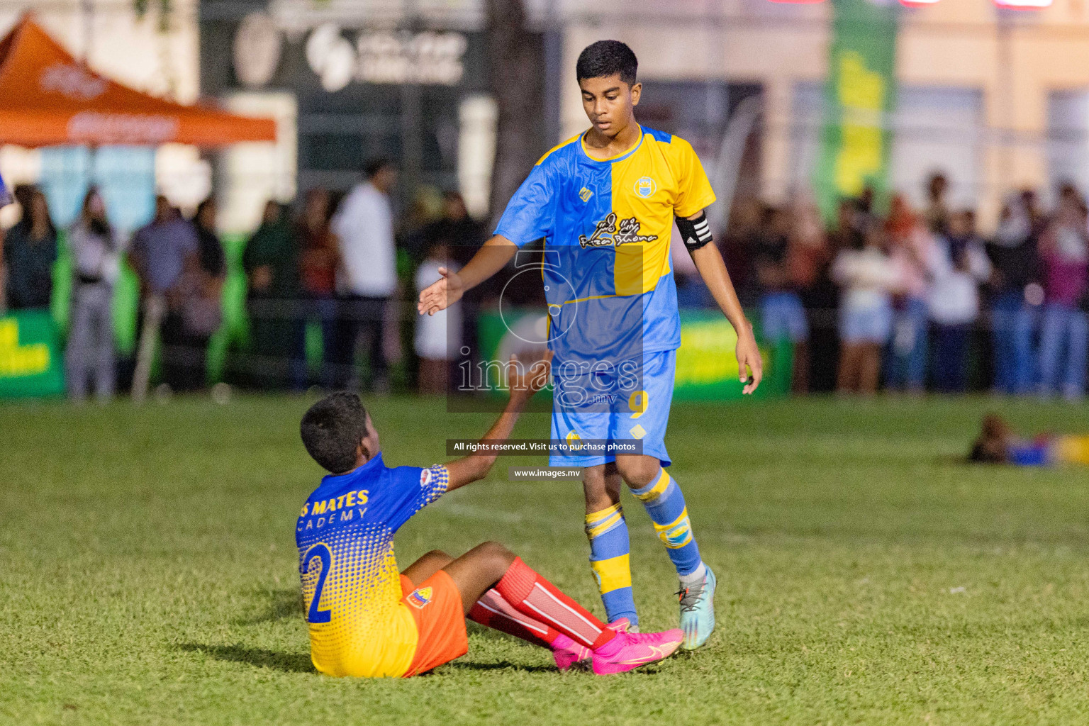 Day 1 of MILO Academy Championship 2023 (u14) was held in Henveyru Stadium Male', Maldives on 3rd November 2023. Photos: Nausham Waheed / images.mv