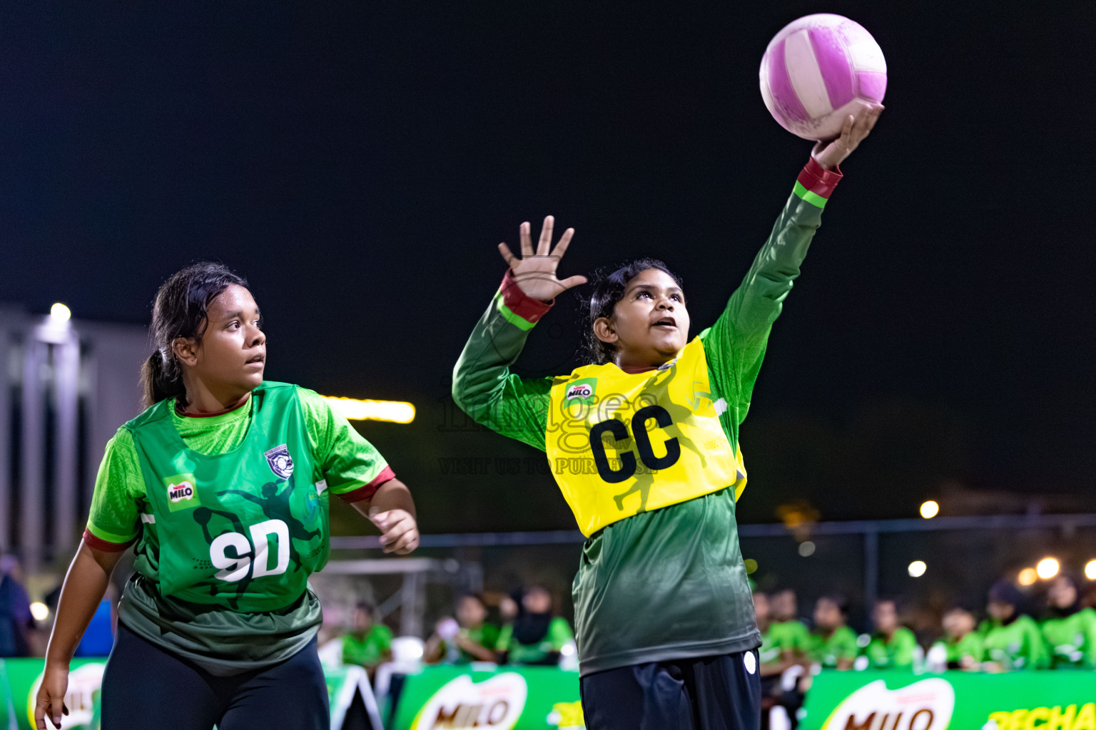 Day 2 of MILO Ramadan Halfcourt Netball Challenge 2026 was held in Cental Park, Hulhumale', Maldives on Tuesday, 24th February 2026. Photos: Areef Adam / images.mv