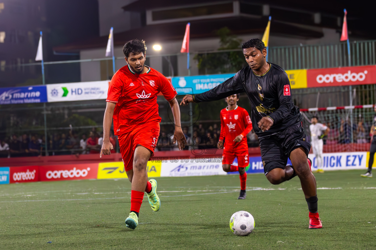 HA Kelaa vs HA Utheemu in Day 9 of Golden Futsal Challenge 2024 was held on Tuesday, 23rd January 2024, in Hulhumale', Maldives
Photos: Ismail Thoriq / images.mv