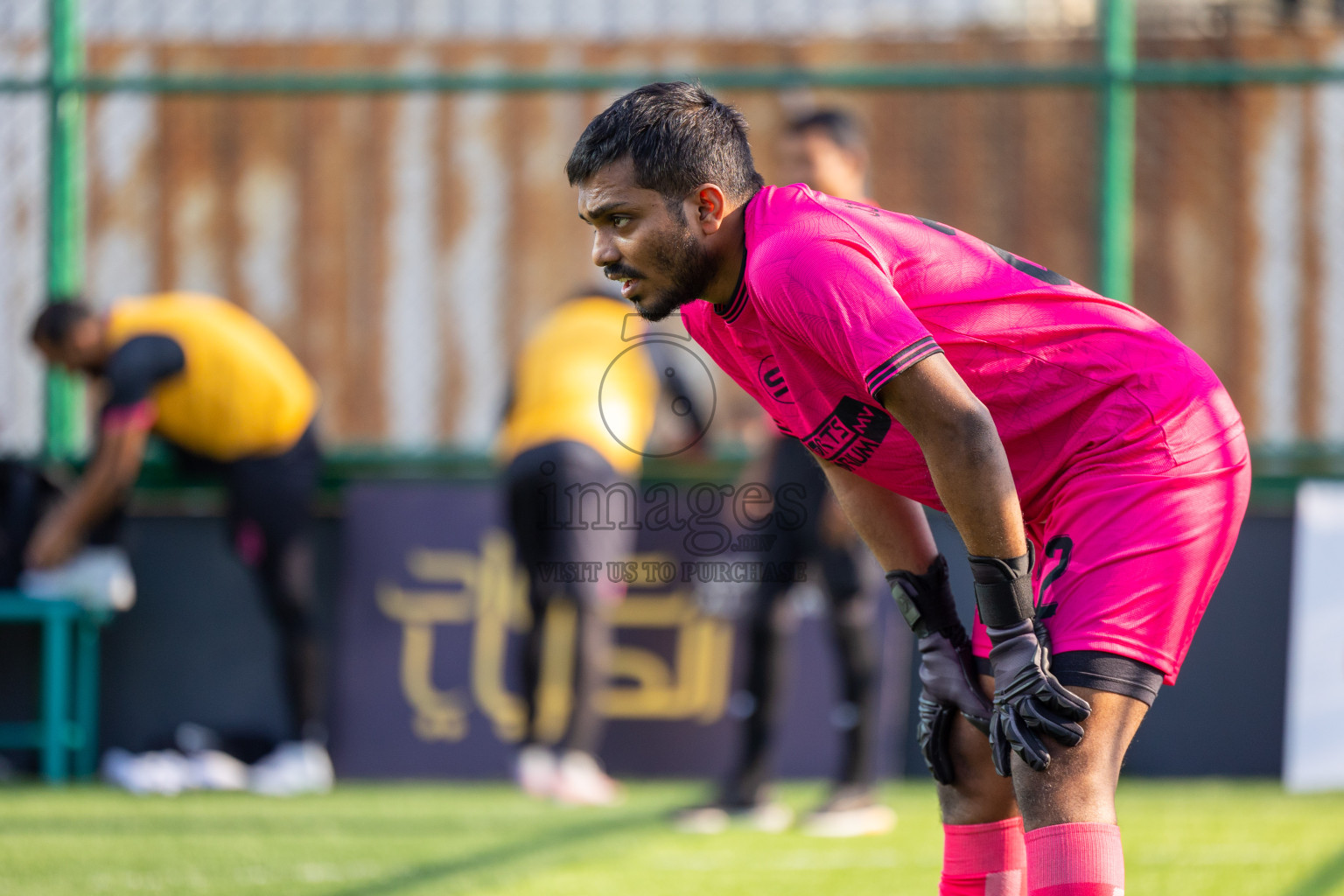 JJ Sports Club vs Green Lakers in Day 9 of BG Futsal Challenge 2024 was held on Wednesday, 20th March 2024, in Male', Maldives
Photos: Ismail Thoriq / images.mv