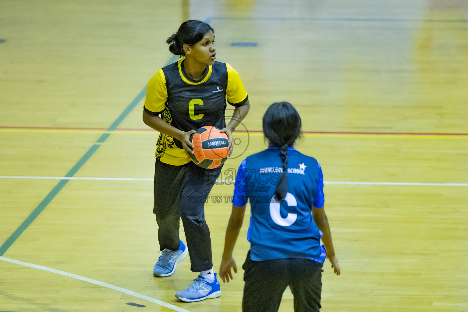 Day 12 of 25th Inter-School Netball Tournament was held in Social Center at Male', Maldives on Thursday, 22nd August 2024.