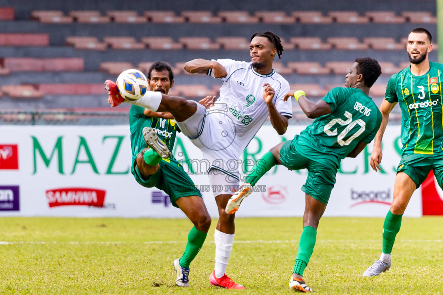 Maziya SC vs Al Arabi SC in AFC Challenge League 2025/26 Preliminary Stage was held at National Stadium in Male', Maldives on Tuesday, 12th August 2025. Photos: Nausham Waheed / images.mv