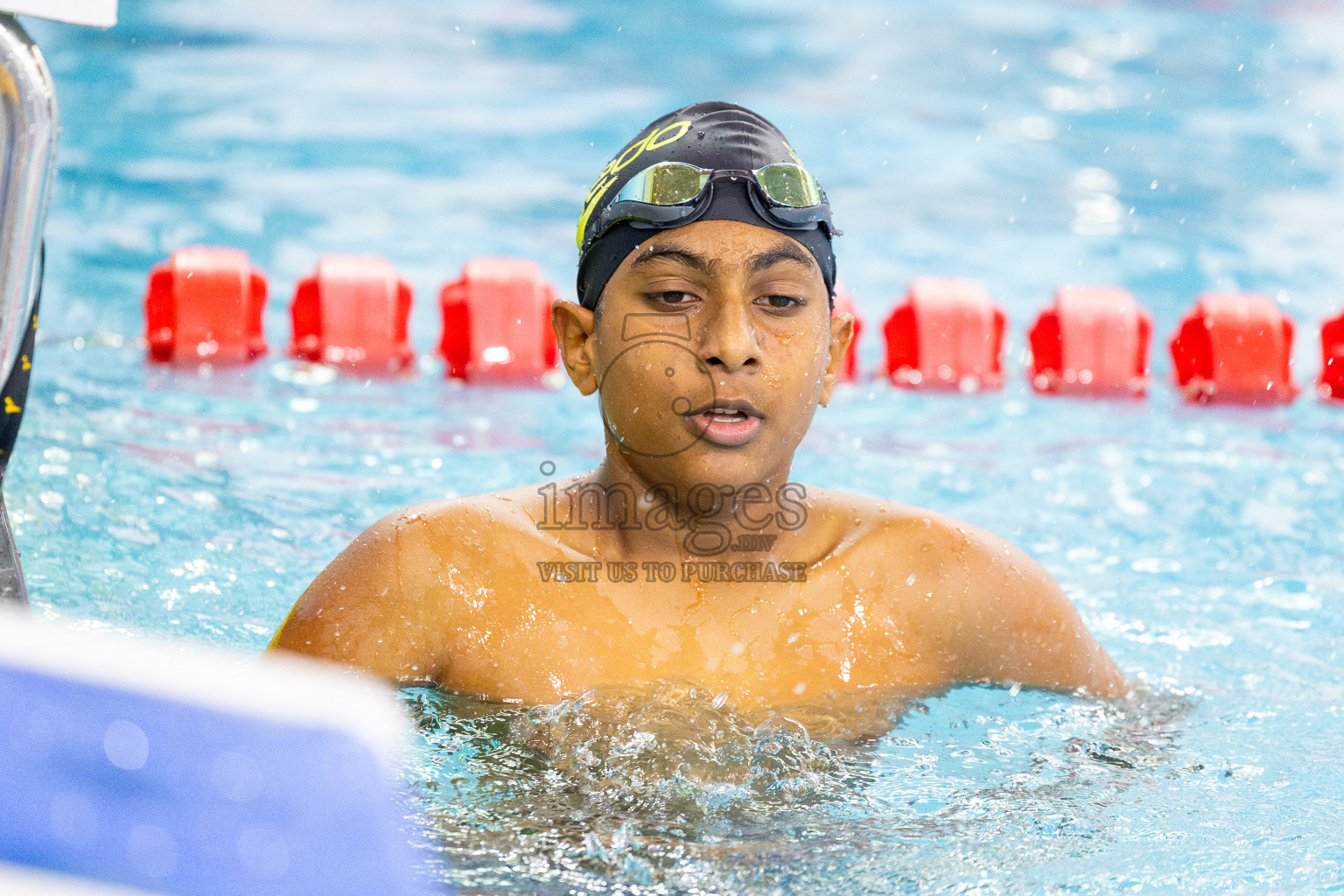 Day 1 of BML 21st Interschool Swimming Competition 2025 was held in Hulhumale' Swimming Pool, Hulhumale', Maldives on Saturday, 11th October 2025. 
Photos: Ismail Thoriq / images.mv