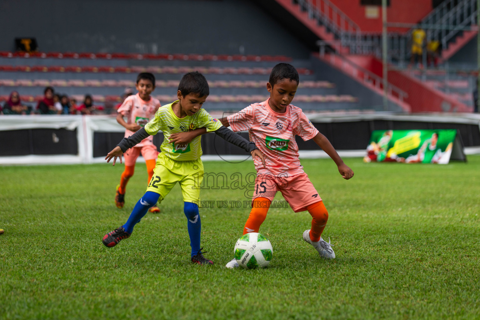 Day 2 of MILO Kids Football Fiesta was held at National Stadium in Male', Maldives on Saturday, 24th February 2024.