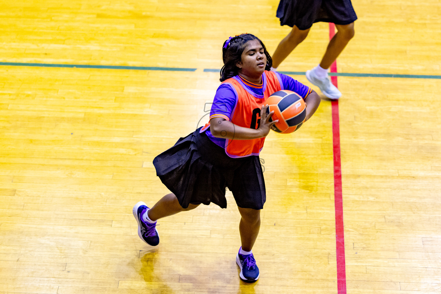 Day 10 of 25th Inter-School Netball Tournament was held in Social Center at Male', Maldives on Tuesday, 20th August 2024. Photos: Nausham Waheed / images.mv