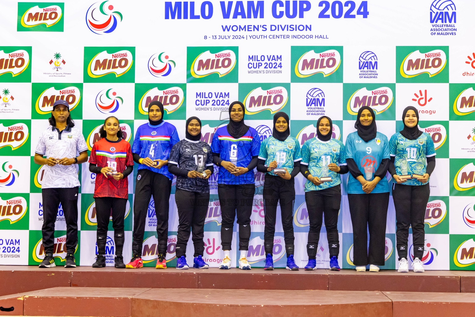 Final of Women's Division of Milo VAM Cup 2024 held in Male', Maldives on Saturday, 13th July 2024 at Social Center Indoor Hall Photos By: Nausham Waheed / images.mv