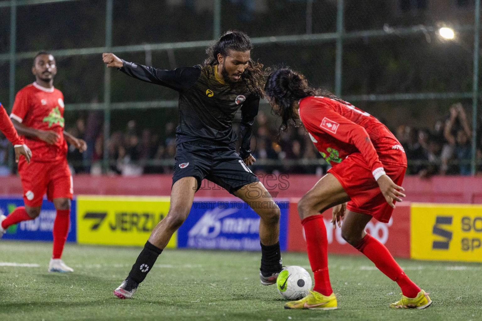 TH Gaadhiffushi  vs TH Omadhoo in Day 3 of Golden Futsal Challenge 2024 was held on Wednesday, 17th January 2024, in Hulhumale', Maldives Photos: Nausham Waheed / images.mv