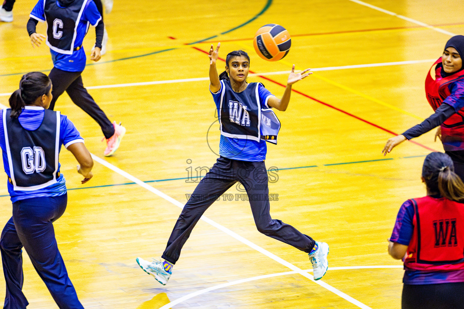 MV Netters vs Club Matrix in Day 3 of 21st National Netball Tournament was held in Social Canter at Male', Maldives on Saturday, 18th May 2024. Photos: Nausham Waheed / images.mv