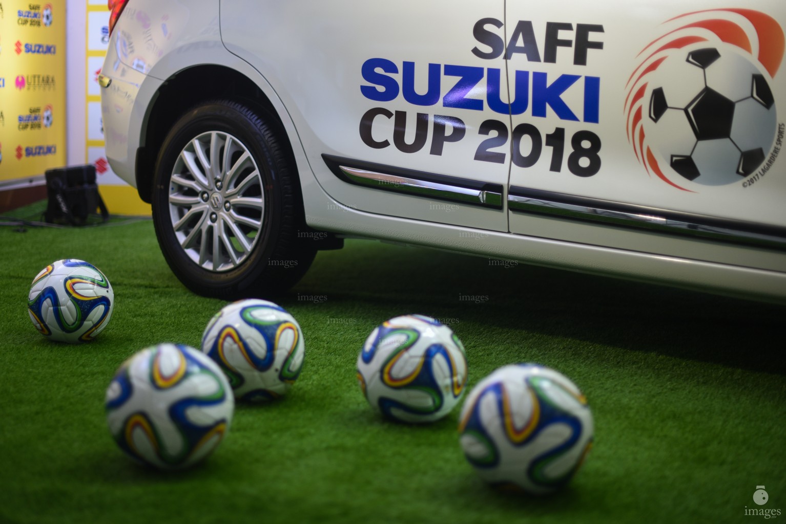 SAFF Suzuki Cup Trophy unveiling ceremony hosted by Bangladesh Football Federation in Dhaka, Bangladesh, Sunday, September 02, 2018. (Images.mv Photo/ Suadh Abdul Sattar