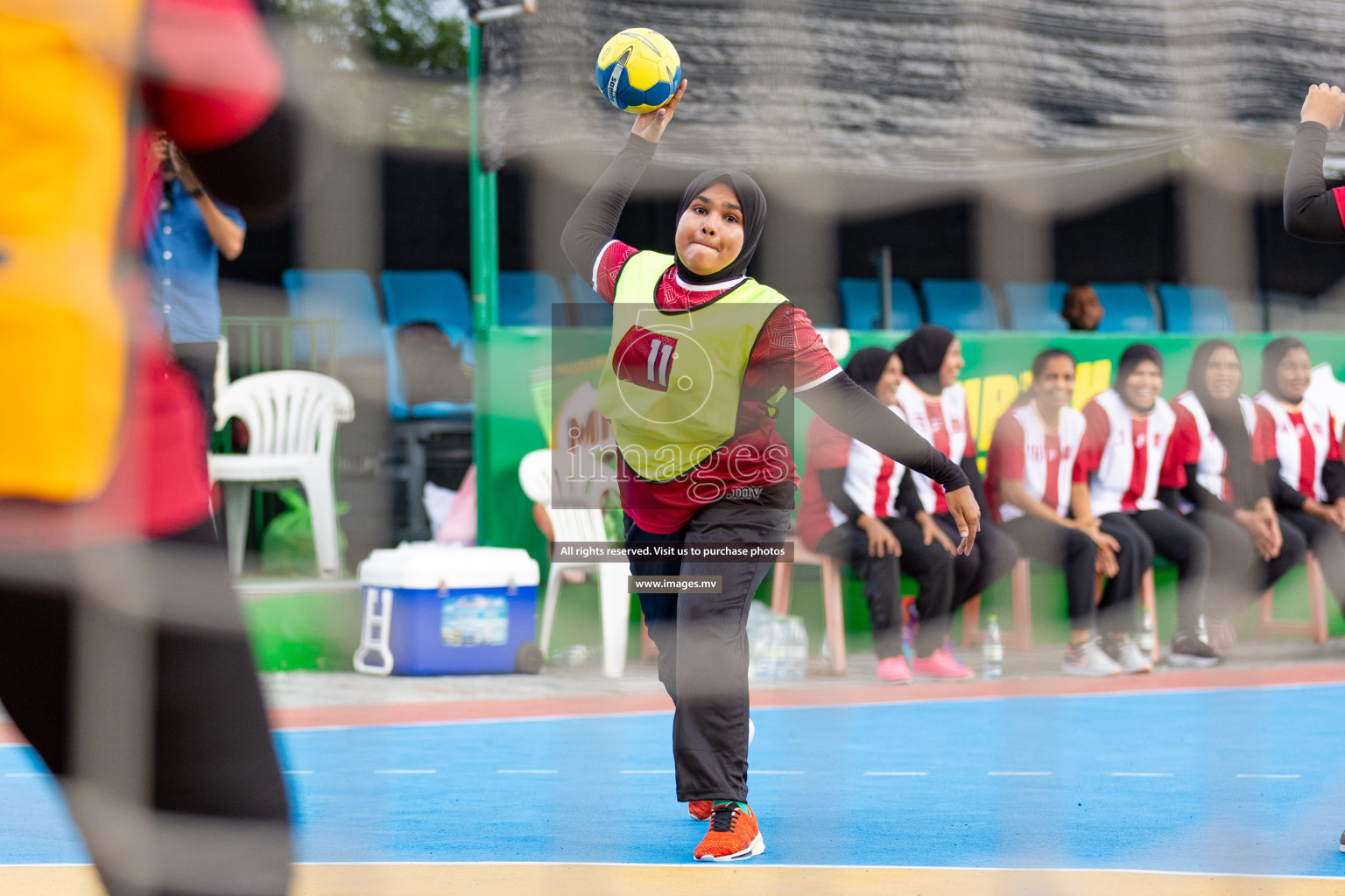 Day 1 of 7th Inter-Office/Company Handball Tournament 2023, held in Handball ground, Male', Maldives on Friday, 16th September 2023 Photos: Nausham Waheed/ Images.mv