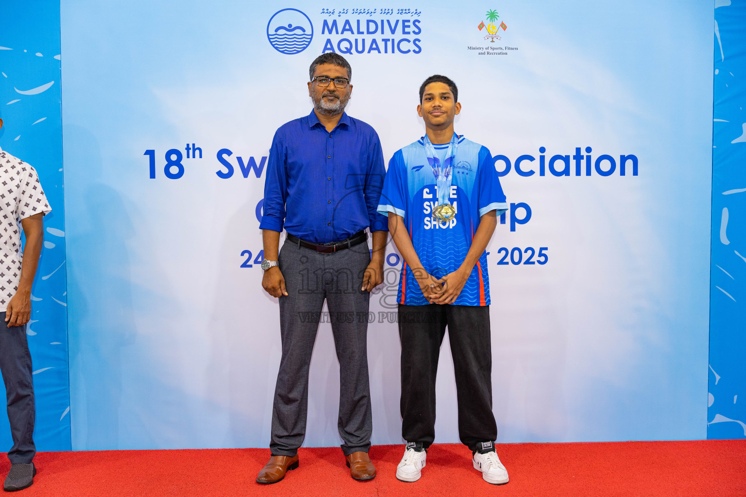 18th Swimming Association Championship 2025, Closing Ceremony was held on Saturday, 29th November 2025 at Swimming Track Hulhumale', Maldives. Photos: Areef Adam / images.mv