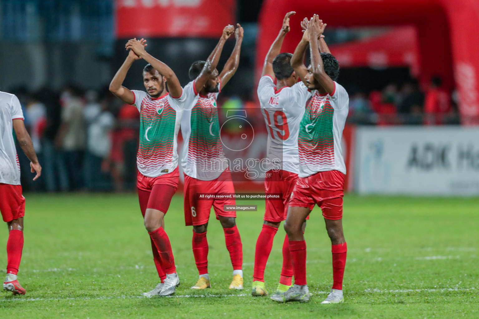 Maldives vs Nepal in SAFF Championship 2021 held on 1st October 2021 in Galolhu National Stadium, Male', Maldives