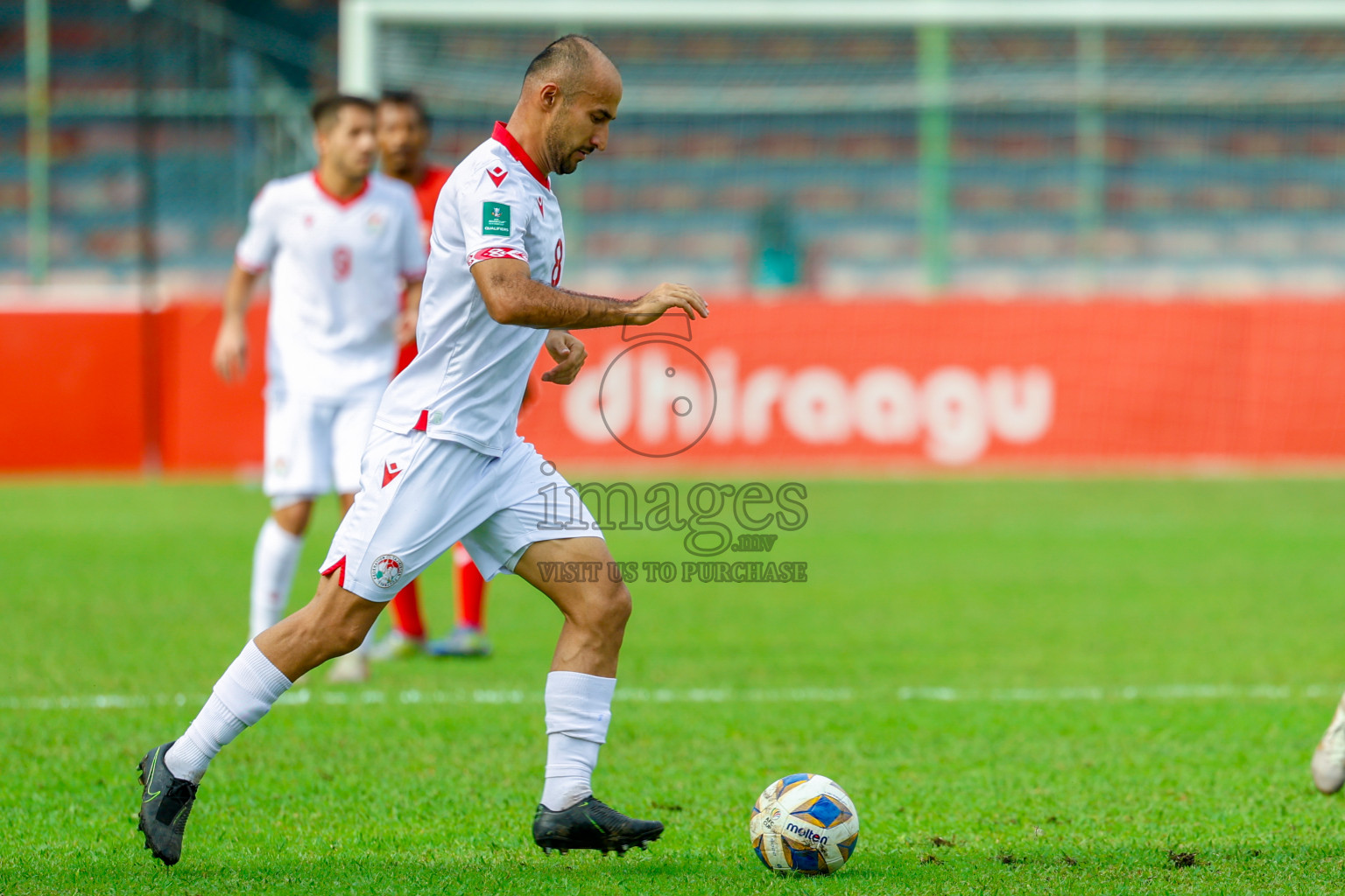 Maldives vs Tajikistan in the AFC Asian Cup Saudi Arabia 2027 Qualifier was played in Male' Maldives on Tuesday, 14th October 2025. 
Photos: Raaif Yoosuf / images.mv