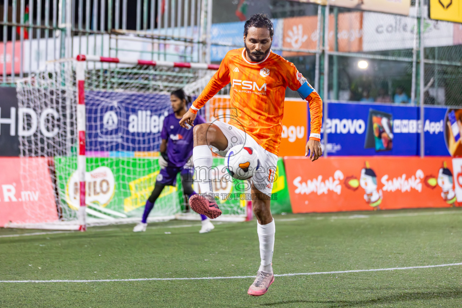 TEAM FSM vs CLUB TTS in Club Maldives Cup 2024 held in Rehendi Futsal Ground, Hulhumale', Maldives on Tuesday, 1st October 2024. Photos: Hassan Simah / images.mv