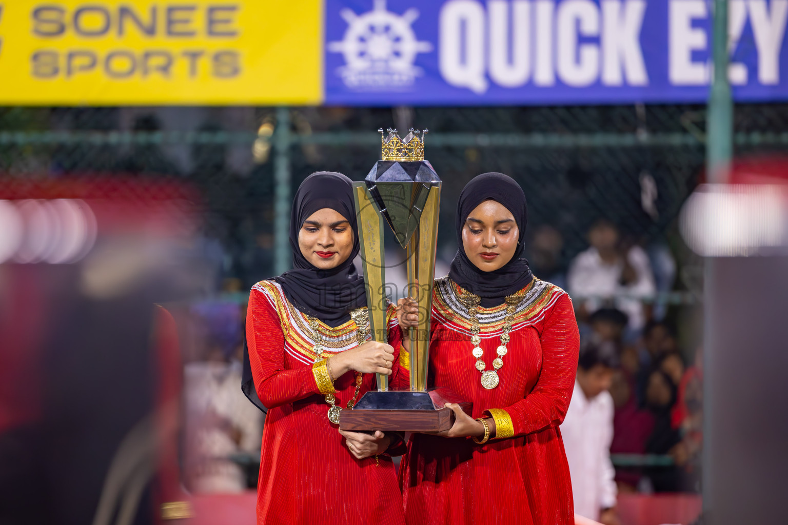 B Eydhafushi vs L Gan in the Final of Golden Futsal Challenge 2024 was held on Thursday, 7th March 2024, in Hulhumale', Maldives 
Photos: Ismail Thoriq / images.mv