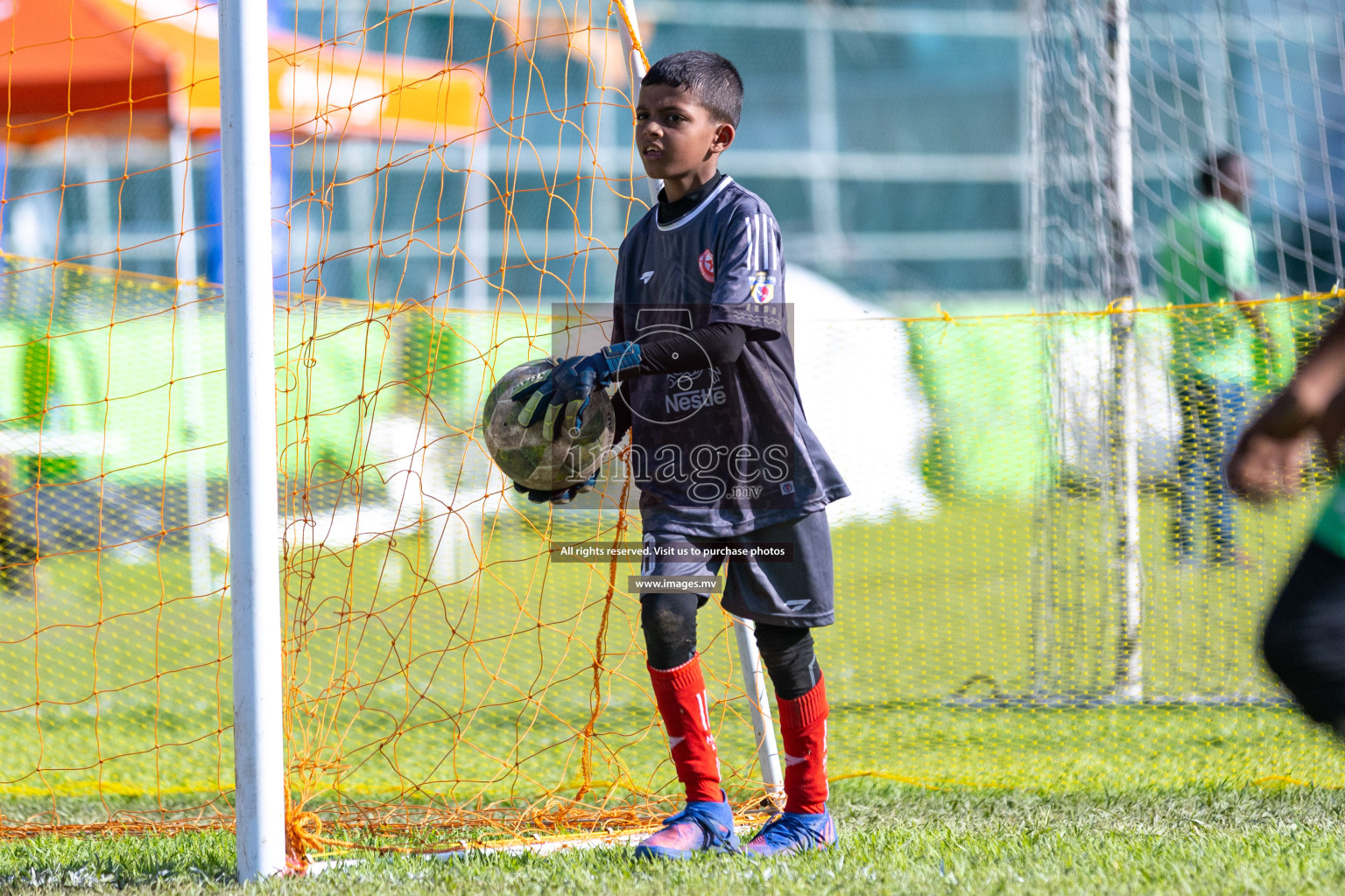 Day 3 of Nestle Kids Football Fiesta, held in Henveyru Football Stadium, Male', Maldives on Friday, 13th October 2023 Photos: Nausham Waheed/ images.mv