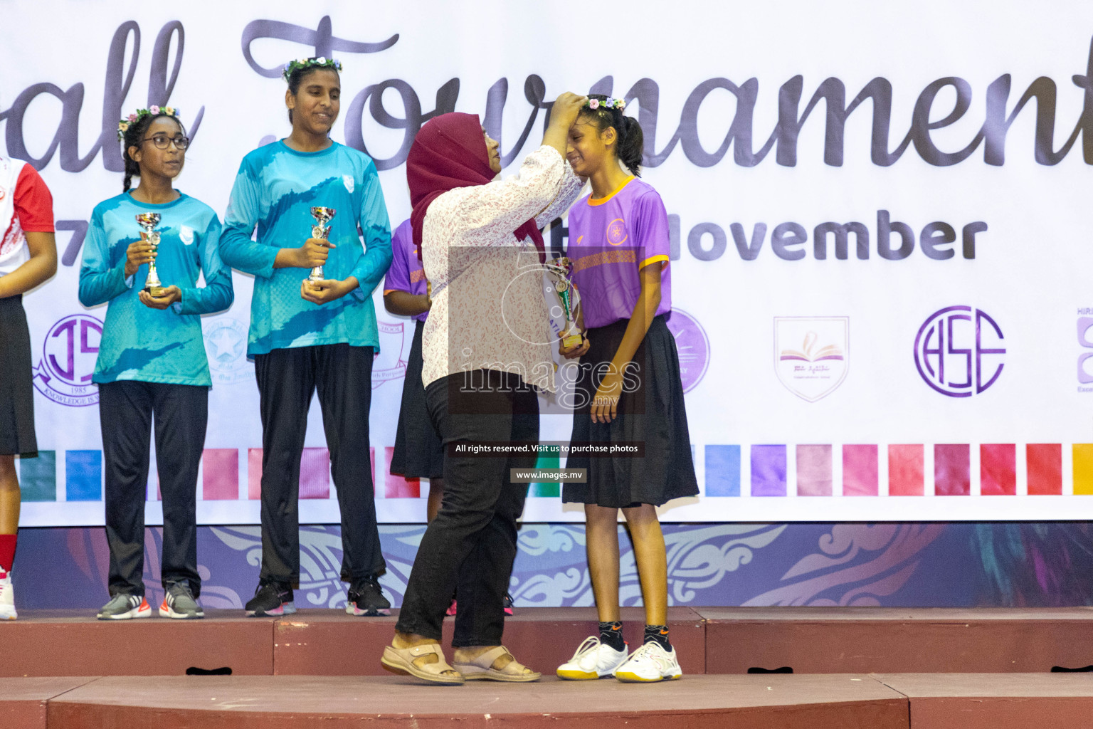 Final of 24th Interschool Netball Tournament 2023 was held in Social Center, Male', Maldives on 7th November 2023. Photos: Nausham Waheed / images.mv