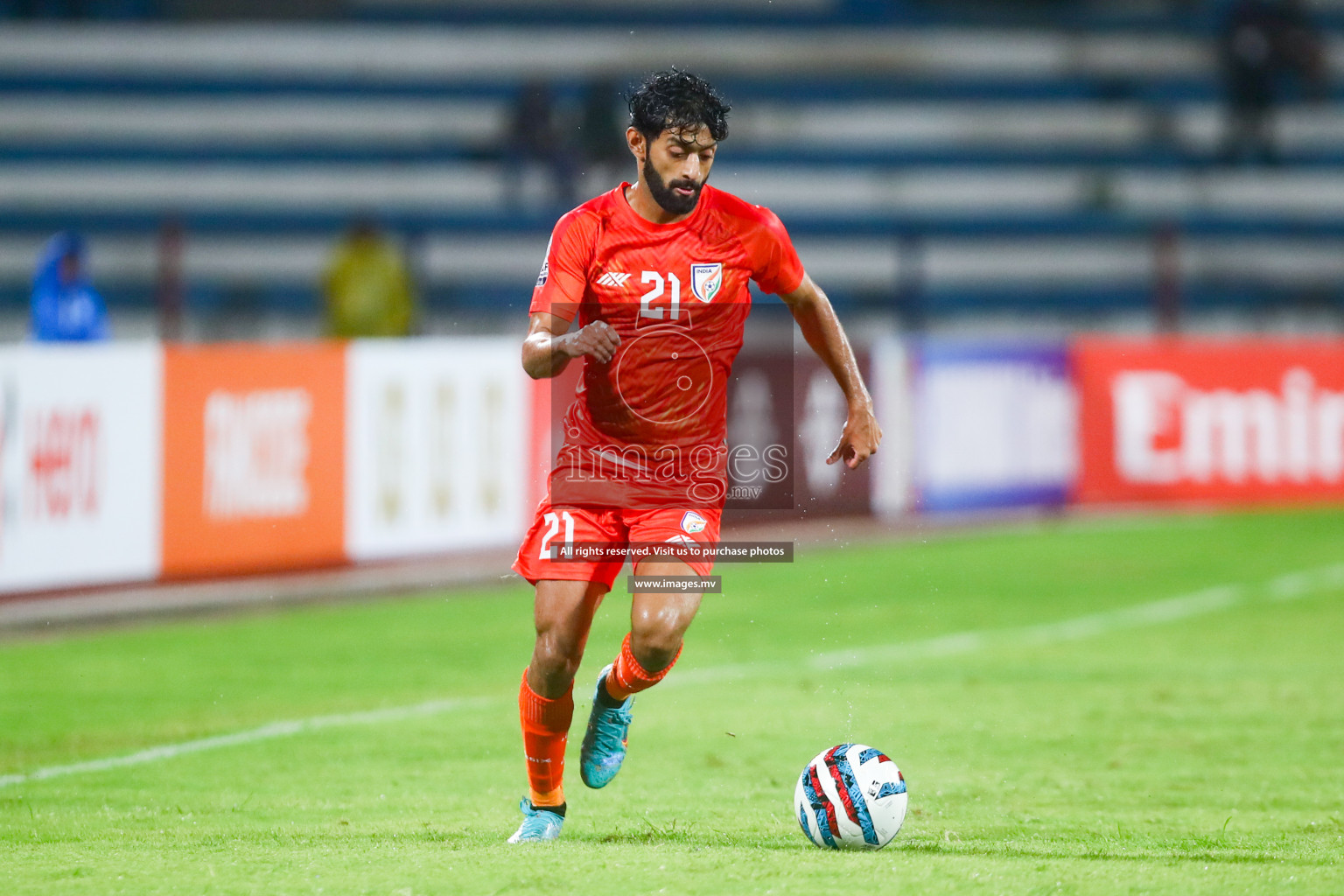 Nepal vs India in SAFF Championship 2023 held in Sree Kanteerava Stadium, Bengaluru, India, on Saturday, 24th June 2023. Photos: Hassan Simah / images.mv