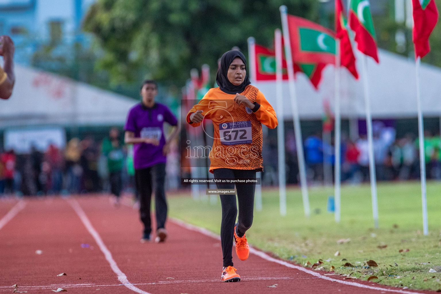 Day 1 of Inter-School Athletics Championship held in Male', Maldives on 22nd May 2022. Photos by: Nausham Waheed / images.mv