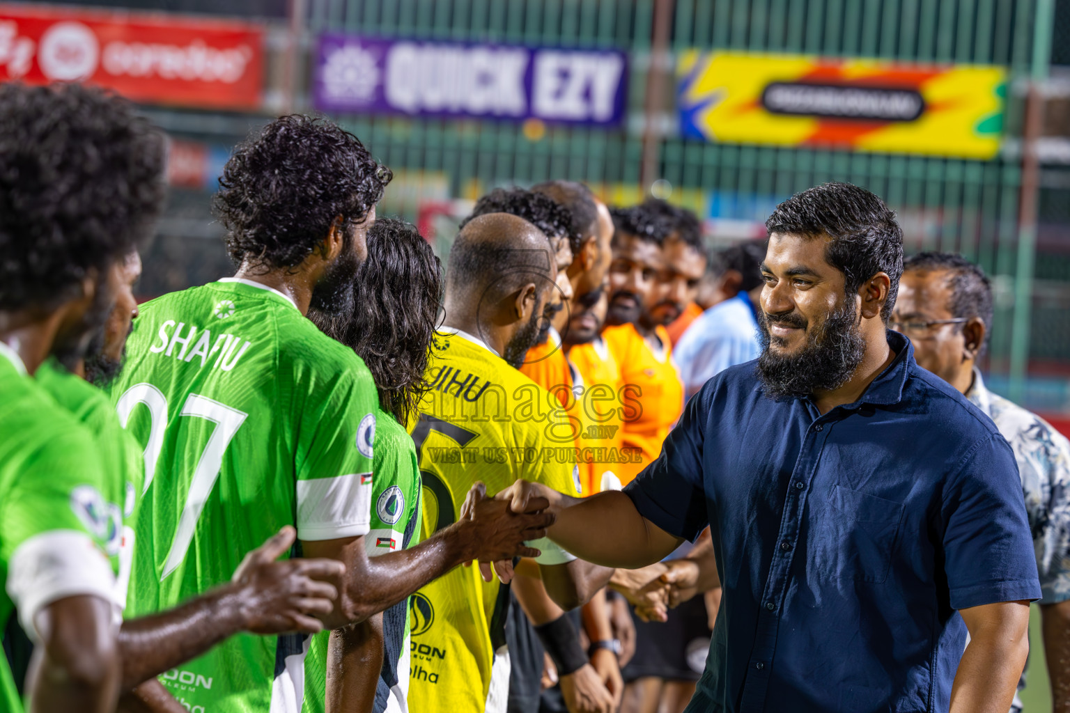 HDh Naivaadhoo vs HDh Neykurendhoo in Haa Dhaalu Atoll Finals Day 28 of Golden Futsal Challenge 2025 was held on Saturday , 1st February 2025, in Hulhumale', Maldives. Photos: Ismail Thoriq / images.mv